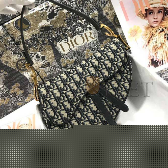 D*or saddle bag m0446ctzq_m928 (25.5cm*20cm*6.5cm)